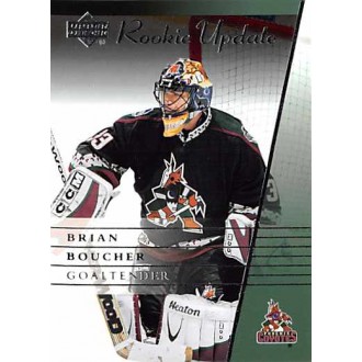 Řadové karty - Boucher Brian - 2002-03 Rookie Update No.77
