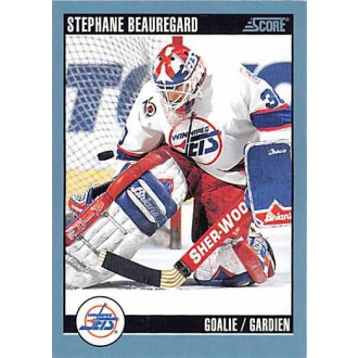 Řadové karty - Beauregard Stephane - 1992-93 Score Canadian No.402