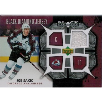 Jersey karty - Sakic Joe - 2007-08 Black Diamond Jerseys No.BDJ-SA