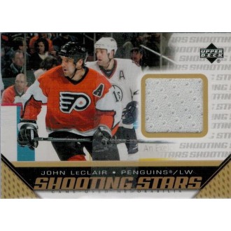Jersey karty - Leclair John - 2005-06 Upper Deck Shooting Stars Jerseys No.S-JL