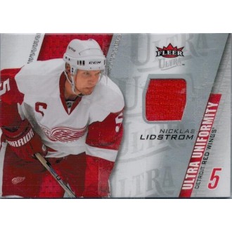 Jersey karty - Lidstrom Nicklas - 2009-10 Ultra Uniformity No.UU-NL