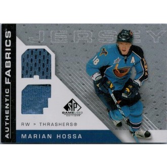 Jersey karty - Hossa Marián - 2007-08 SP Game Used Authentic Fabrics No.AF-MH