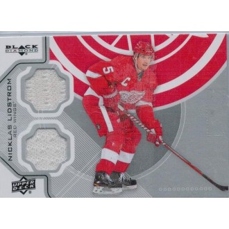 Jersey karty - Lidstrom Nicklas - 2012-13 Black Diamond Dual Jerseys  No.DET-NL