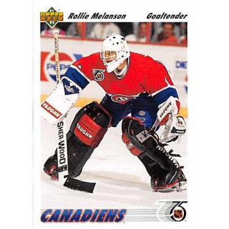 Řadové karty - Melanson Rollie - 1991-92 Upper Deck No.575