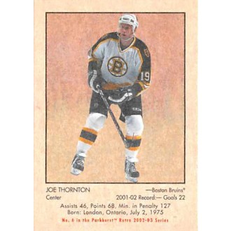 Řadové karty - Thornton Joe - 2002-03 Parkhurst Retro No.6
