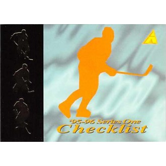 Řadové karty - Checklist 1-57 - 1995-96 Pinnacle No.221