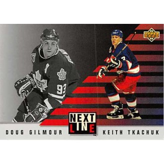 Insertní karty - Tkachuk Keith, Gilmour Doug - 1993-94 Upper Deck Next In Line No.NL5