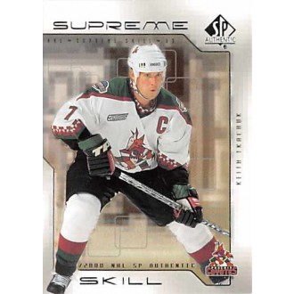Insertní karty - Tkachuk Keith - 1999-00 SP Authentic Supreme Skill No.SS10