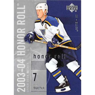Řadové karty - Tkachuk Keith - 2003-04 Honor Roll No.76