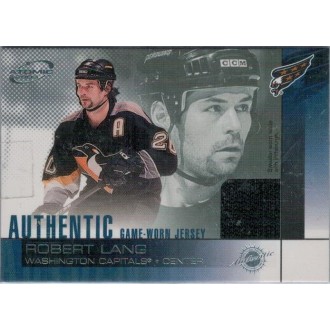 Jersey karty - Lang Robert - 2002-03 Atomic Jerseys No.25