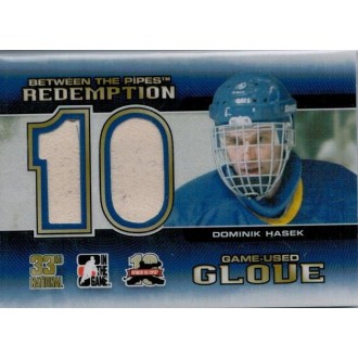 Exkluzivní karty - Hašek Dominik - 2011-12 Between The Pipes Memorabilia Redemption National Convention No.BTPR-17
