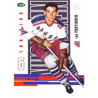 Řadové karty - Fontinato Lou - 2003-04 Parkhurst Original Six New York No.54