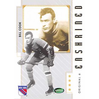 Řadové karty - Cook Bill - 2003-04 Parkhurst Original Six New York No.89