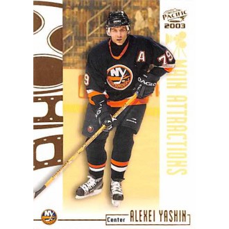 Insertní karty - Yashin Alexei - 2002-03 Pacific Main Attractions No.12