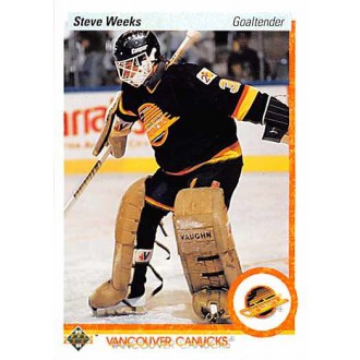 Řadové karty - Weeks Steve - 1990-91 Upper Deck No.107