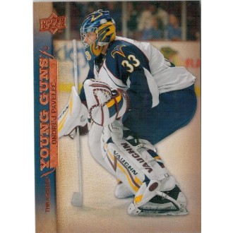 Řadové karty - Pavelec Ondřej - 2007-08 Upper Deck Young Guns No.453