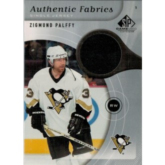 Jersey karty - Pálffy Žigmund - 2005-06 SP Game Used Authentic Fabrics  No.AF-ZP