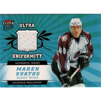 Jersey karty - Svatoš Marek - 2006-07 Ultra Uniformity No.U-MS