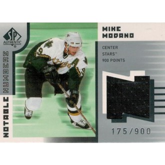 Jersey karty - Modano Mike - 2001-02 SP Authentic Jerseys No.NN-MO