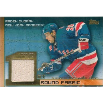 Jersey karty - Dvořák Radek - 2002-03 Topps First Round Fabric No.FRF-RD