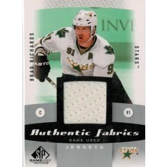 Jersey karty - Richards Brad - 2010-11 SP Game Used Authentic Fabrics No.AF-BR
