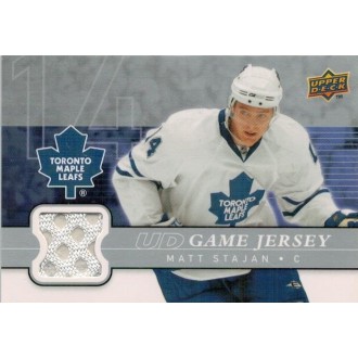 Jersey karty - Stajan Matt - 2008-09 Upper Deck Game Jerseys No.GJ-MS
