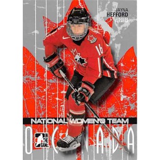 Řadové karty - Hefford Jayna - 2007-08 ITG O Canada No.33