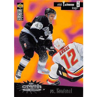 Insertní karty - Yachmenev Vitali - 1996-97 Collectors Choice Crash the Game Silver vs. Montreal No.C8