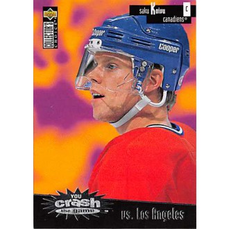 Insertní karty - Koivu Saku - 1996-97 Collectors Choice Crash the Game Silver vs. Los Angeles No.C15