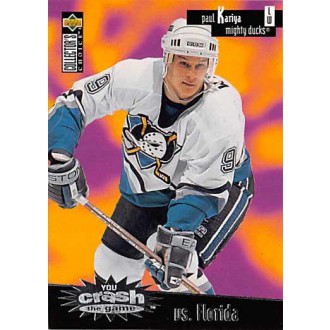 Insertní karty - Kariya Paul - 1996-97 Collectors Choice You Crash the Game Silver (vs. Florida) No.C24.3
