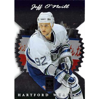 Paralelní karty - O´Neill Jeff - 1996-97 Donruss Elite Die Cut Stars No.39