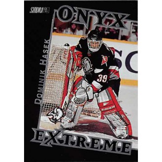 Insertní karty - Hašek Dominik - 1999-00 Stadium Club Onyx Extreme No.OE3