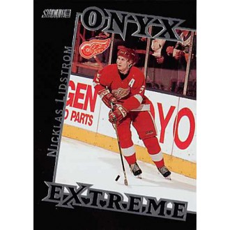 Insertní karty - Lidstrom Nicklas - 1999-00 Stadium Club Onyx Extreme No.OE7