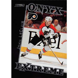 Insertní karty - Leclair John - 1999-00 Stadium Club Onyx Extreme No.OE9