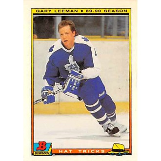 Insertní karty - Leeman Gary - 1990-91 Bowman Hat Tricks No.10