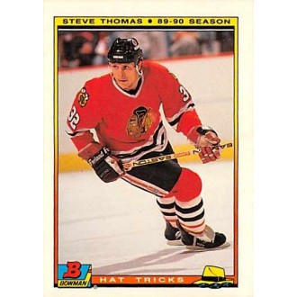 Insertní karty - Thomas Steve - 1990-91 Bowman Hat Tricks No.13