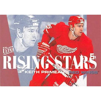 Insertní karty - Primeau Keith - 1995-96 Ultra Rising Stars No.6