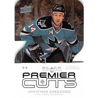 Insertní karty - Cheechoo Jonathan - 2008-09 Black Diamond Premier Die-Cut No.PDC31