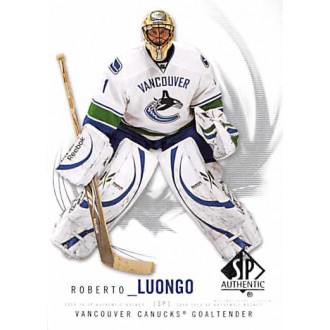 Řadové karty - Luongo Roberto - 2009-10 SP Authentic No.16