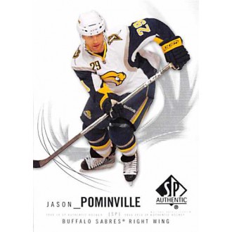Řadové karty - Pominville Jason - 2009-10 SP Authentic No.25