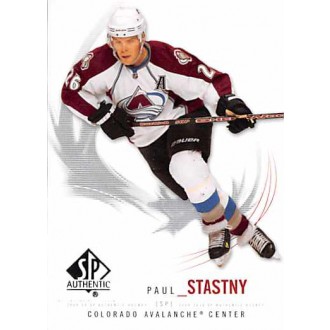 Řadové karty - Stastny Paul - 2009-10 SP Authentic No.26