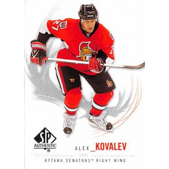 Řadové karty - Kovalev Alexei - 2009-10 SP Authentic No.60
