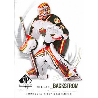 Řadové karty - Backstrom Niklas - 2009-10 SP Authentic No.75