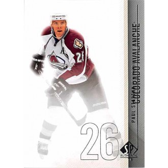 Řadové karty - Stastny Paul - 2010-11 SP Authentic No.10