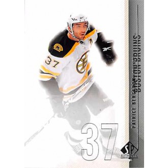Řadové karty - Bergeron Patrice - 2010-11 SP Authentic No.28