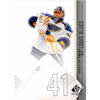 Řadové karty - Halák Jaroslav - 2010-11 SP Authentic No.62