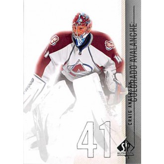 Řadové karty - Anderson Craig - 2010-11 SP Authentic No.74