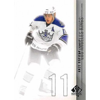 Řadové karty - Kopitar Anze - 2010-11 SP Authentic No.121