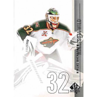 Řadové karty - Backstrom Niklas - 2010-11 SP Authentic No.125