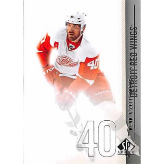 Řadové karty - Zetterberg Henrik - 2010-11 SP Authentic No.127
